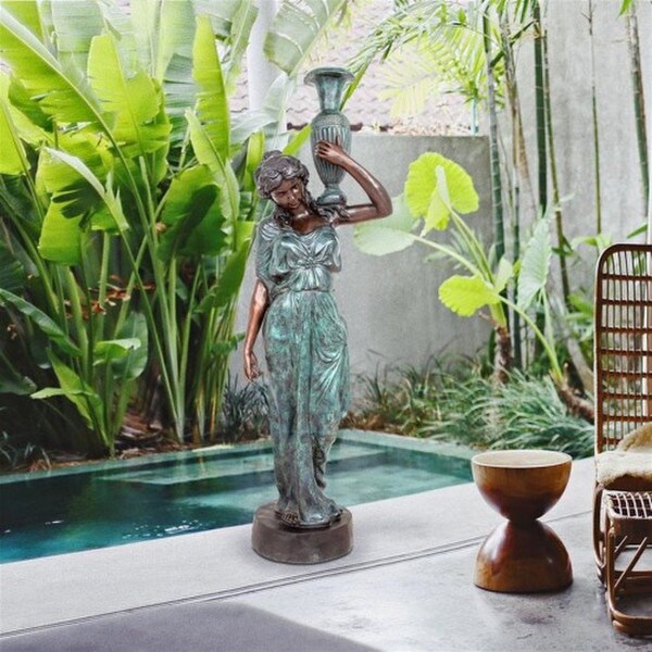 Dione Hebe Water Goddess Cast Bronze Garden Statue Sculptures